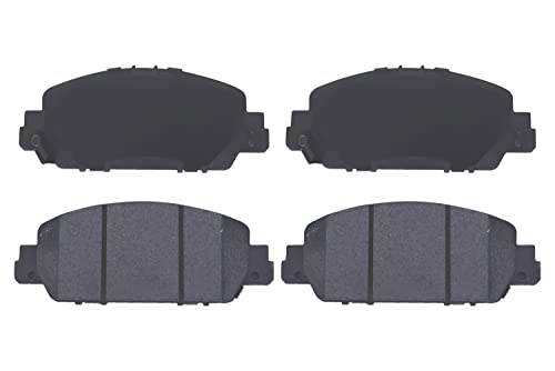 Image of Front Disc Brake Pads D1654 New Premium Ceramic Set Replacement For 2013-20 Honda Accord EX HR-V Hardware Fit Included