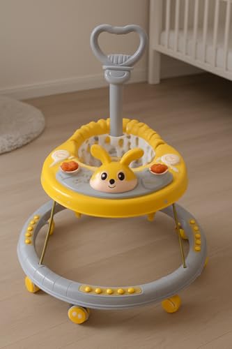 Image of AVANI METROBUZZ Baby Walker with Musical Lights, Push Handle, Interactive Tray for 6 to 18 Months Baby