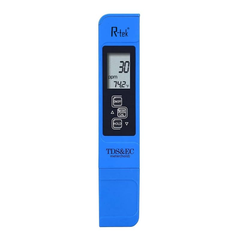 R-TEK Digital TDS Meter Water Tester, PPM Water Quality Tester Measuring Range 0-9999ppm, Ideal for Drinking Water, Swimming Pool, Aquariums, Hydroponics (B0D1GK3FSG) Amazon Price History, Amazon Price Tracker