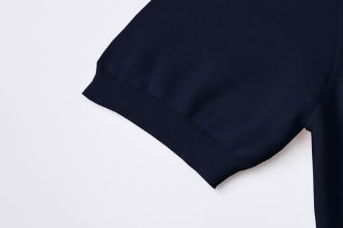 Image of DAIMIDY Womens Cotton Modal Short Sleeve Sweaters Summer Knit Tops