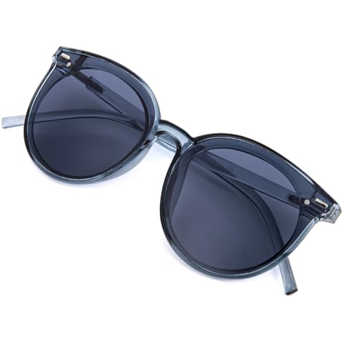 Round Frame Womens Sunglasses Lightweight Resin Frame PC Lens UV Protection Stylish Design2