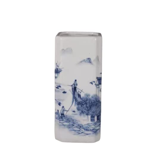 Florero de cerámica, florero vintage, florero de cerámica chino, florero de cerámica chino Florero chino Florero de porcelana Floreros de cerámica antiguos chinos Florero decorativo tradicional