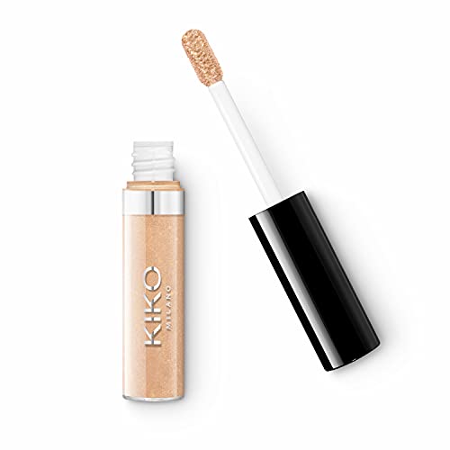 Kiko Milano Long Lasting Liquid Eyeshadow 03 Sombra de Ojos Líquida de Larga Duración, Perfect Gold