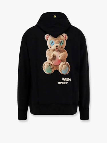 Barrow Unisex. F5BWUAHS047 Felpa Con Logo Nero (S), Casual, Cotone - 2