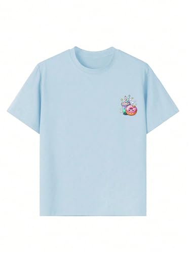 Girls Letter Print Short Sleeve T Shirts Kids Cute Kids Wear2