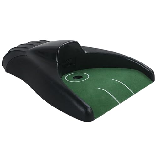 Zahoken Putting Cup Indoor | Ayuda de entrenamiento portátil ajustable, máquina de entrenamiento de tazas verdes | para jóvenes, adultos, papá, golfista, principiantes, patio, apartamento, estudio