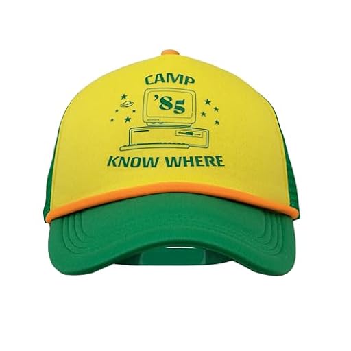 Cinereplicas Stranger Things - Gorra de béisbol Camp Know Where - Licencia Oficial Multicolor, 7 1/2 | Ya disponible en tu tienda friki favorita! En mundofriki.es!