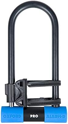 Oxford LK348 Alarm-D PRO Bike Sold Gold Award High-Security Cycling U Lock (320 Length 320mm x Width 173mm), Black, One Size