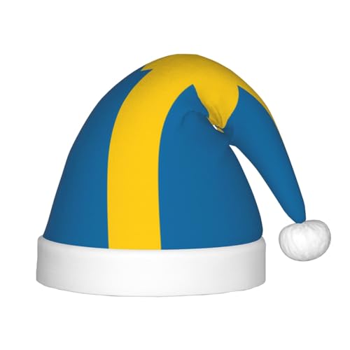 WZYCWB Schwedische Flagge Neujahr Party Kinderhut Weihnachten...