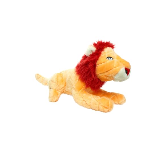 MIGHTY- Safari Lion - Squeaker-Multiple Layers. Made Durable, Strong & Tough. Interactive Play Dog Toy (Tug, Toss & Fetch). Machine Washable & Floats