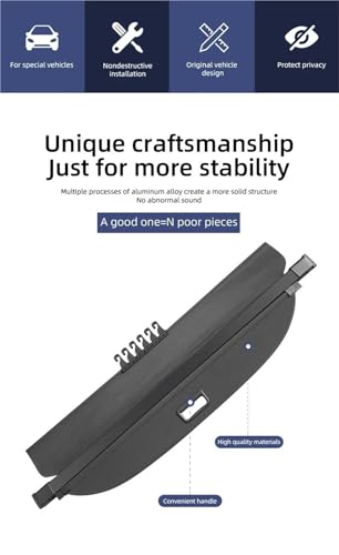 Protector de privacidad para maletero Skoda Octavia MK3 2014-2019 cuero 3