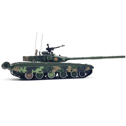 Modelo de tanque ZTZ-99 a escala 1:72 miniatura 6