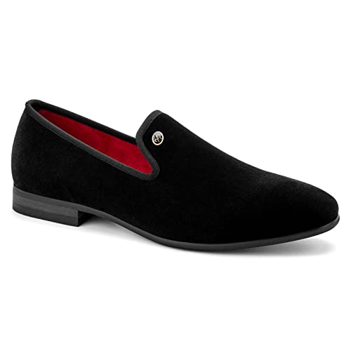 Image of Meijiana Mens Loafers Wedding Dress Shoes Slip-On Loafers for Men Tuxedo Suit Shoes