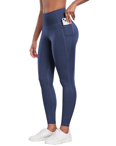 CHRLEISURE Leggings with Pockets for Women - Tummy Control High Waisted Soft Workout Yoga...