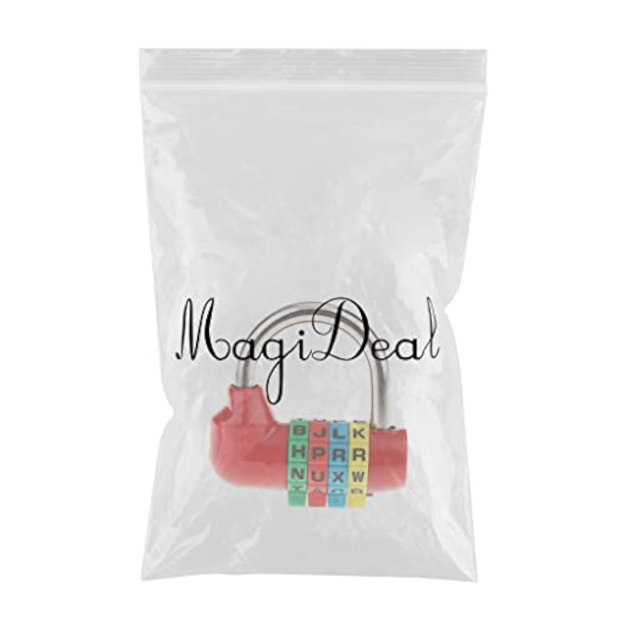 4 Digit Dial Letter Combination Padlock, Travel Luggage Lock