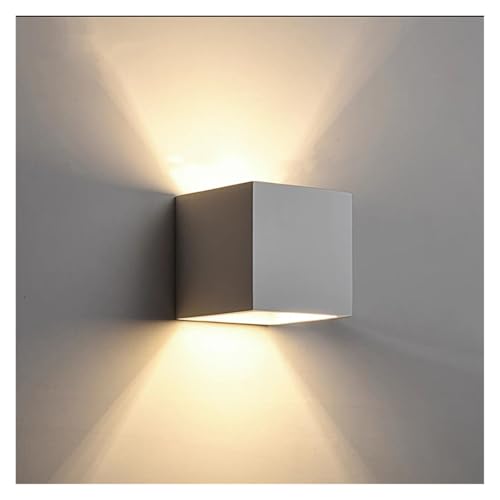 Aplique de yeso blanco minimalista con zócalo G9 para iluminación de hotel
