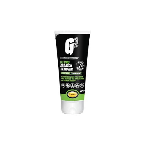 G3 Pro Scratch Remover Permanent Car Scratch and Scuff Removal | High Gloss Finish Easy Hand or Machine Use | Safe on Paint Lacquer & GRP | Silicone-Free VOC-Free (100ml Tube 7263)