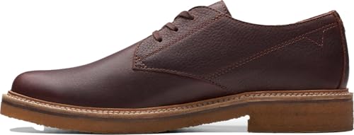 Image of Clarks Men's Clarkdale Derby Oxford, British Tan Leather, 7