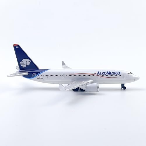 WngAur Airplane Model, Aeromexico Aircraft Die-cast Metal Planes Suitable for Collection and Desktop Decor - Image 5