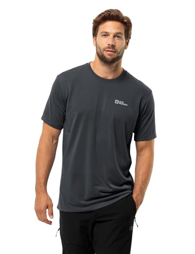 Jack Wolfskin Herren Vonnan S/S M T-Shirt, Phantom, M EU – Ansicht 2