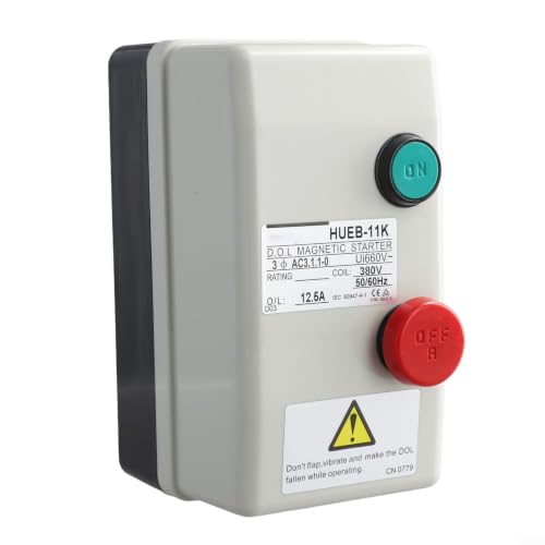 Interruptor de arranque de motor para evitar averías por polvo en compresor 380V IP55 5