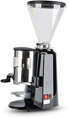 H.Slay Kommerzielle Haushalts-Desktop-Kaffeemühle Rot Schwarz Kaffeebohne Kakaomühle Mahlmaschine Kaffeemühle