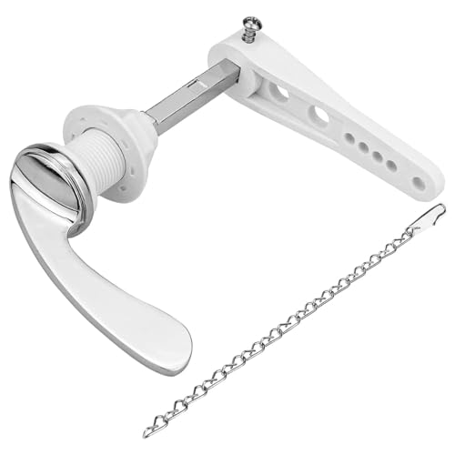 Tiardey WC-Spülgriff-Ersatz, universelle WC-Griffe, Spülhebel, Legierung, Ersatz-Spülhebel-Set für WC-Toilettentank