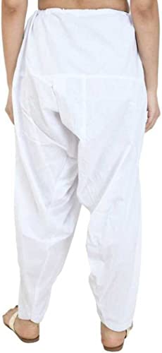woman's plain cotton patiala salwar combo of 2 (free size) patiala || patiyala || patiala pants || cotton patiala || patiala combo (multicolour)