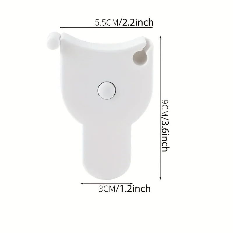 Automatic Telescopic Tape Measure Body Measuring Tape Sewing Ruler Tools Centimeter Tapes for Body Meter Measure White Tools