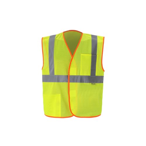 2W International MV529C-2 5XL Class 2 Economy Safety Vest Lime - 5XL
