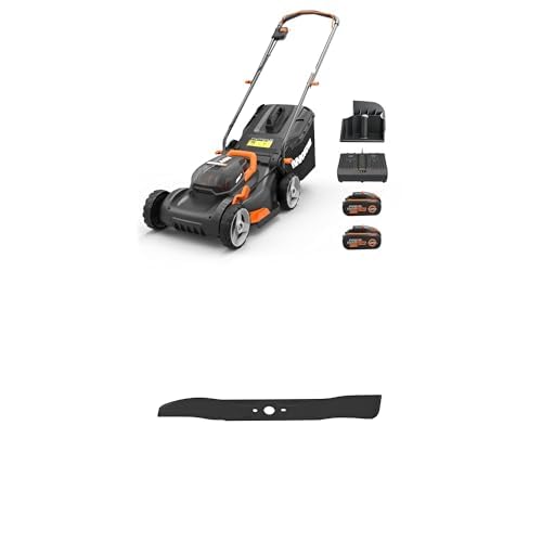 Tondeuse 40V WORX WG743E coupe 40cm nette aux bordures et 7 hauteurs réglables