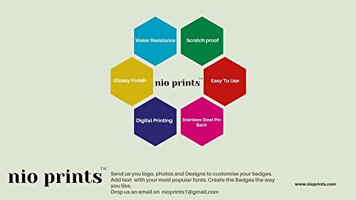 Image of Wedding Badges (props)|Batches for Wedding, Bachelor party, Reception party and Events| Pin Button Badges |Multicolour| Size 58mm
