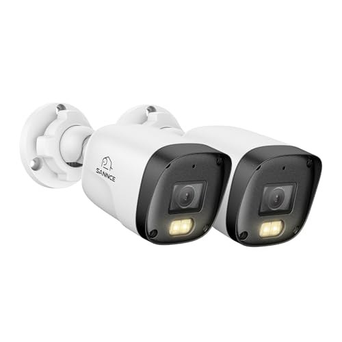 SANNCE 2K 3MP Super HD PoE Bullet Security Camera - Clear Full...