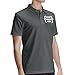 Xiovio Customize® Custom Men's Polo Shirts Golf Jersey Tees | Front·Back Print Personalized with Text & Logo | Grey 2XL