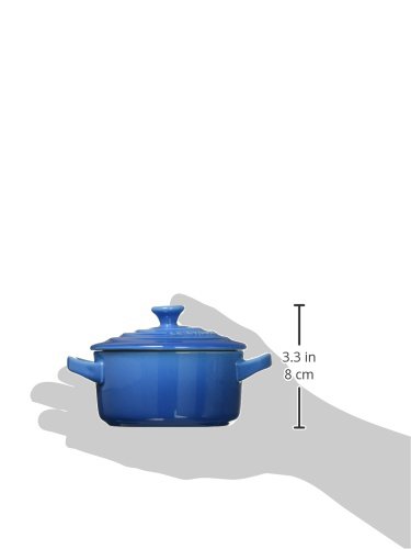 Image of Le Creuset Stoneware Mini Round Cocotte, 8 oz., Marseille