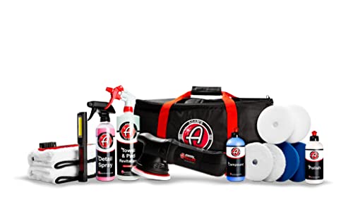 Image of Adam's Polishes Swirl Killer 15mm Polisher Kit 16 Item Buffer Polisher Dual Action Machine Use W /Car Polish, Polishing Compound, or Car Scratch Remover | Detailing Car Wash Clay Bar Ceramic Coating