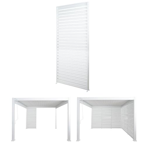 Produktbild Aluminium Lamellenwand für Pergola HWC-N94 3x3m