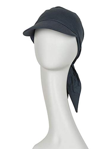 Bundle - 2 Items: Laguna Sun Scarf by Christine Headwear (Item #1), Christy's Wigs Q & A Booklet (Item #2) - Color: Dusty Blue2