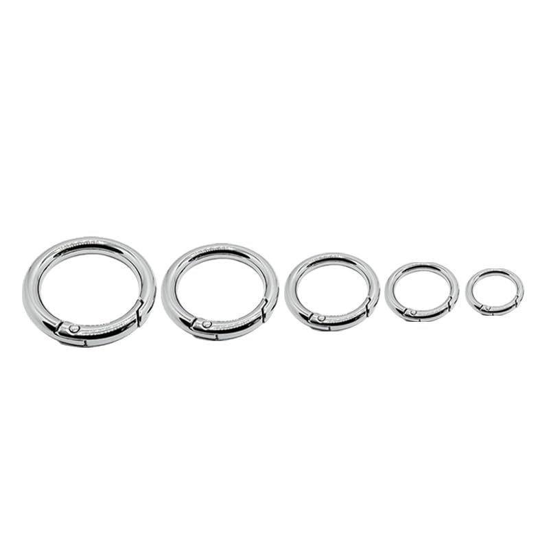 Mousqueton snap ressort en zinc avec finition soignée pour boucle durable