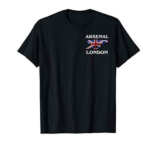 Arsenal Soccer London UK Cannon Union Jack Travel Gift T-Shirt