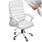 ERGONOMIE ET ÉLÉGANCE: Imaginez une chaise qui non seulement prend soin de votre dos mais embellit aussi votre espace de travail. Notre fauteuil de bureau ergonomique, avec sa forme ondulée unique et ses finitions élégantes, est un véritable attrape-regard. Il offre un haut niveau de confort tout en apportant une touche design à votre bureau.