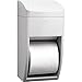 Bobrick 5288 Matrix Series Two-Roll Tissue Dispenser, 6 1/4w x 6 7/8d x 13 1/2h, Gray