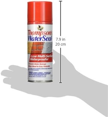 Thompson's Water Seal TH.010100-18 Clear Multi-Surface Waterproofer - Aerosol, Clear - 11.75 Ounce