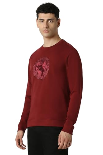 Image of Van Heusen Men's Luxury Sports Regular Fit Full Sleeve Crew Neck Sweater | Sophisticated Flair | Super Premium Fabric