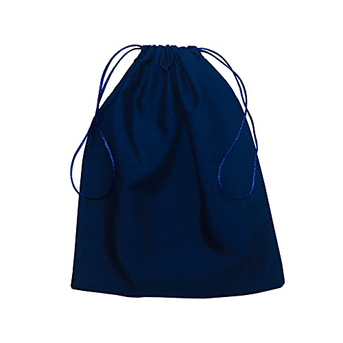 28x22" Navy Blue Handmade in USA Cotton Polyester Colors Drawstring Dust Bag for Handbag, Sneakers, Clothes, Accessories, Travel, Storage, gift or packaging (Large 28x22", Dark Blue)2