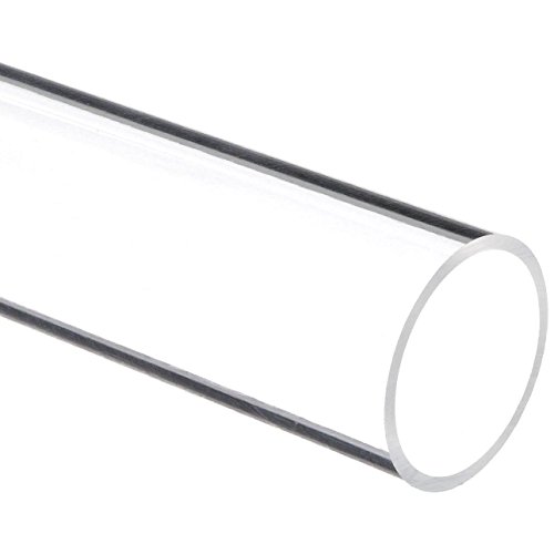 Acrylic Extruded Tube Round - Clear - 11-7/8