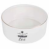 Paris Prix Gamelle pour Chien & Chat La Belle Vie 16cm Blanc