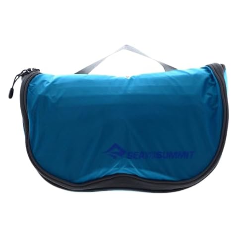 Sea to Summit TravellingLight Hanging Toiletry Bag, Travel Organizer for Men and Women, Mini, Atoll Blue Cover