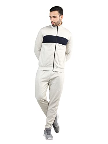 Image of CHKOKKO Fleece Men Winter Sports Running Zipper Collared Neck Stylish Jacket