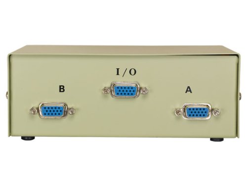 Cable Leader VGA HD15 Manual Data Switch Box (2-Way)